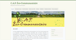 Desktop Screenshot of capecocommunautaire.org