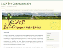 Tablet Screenshot of capecocommunautaire.org